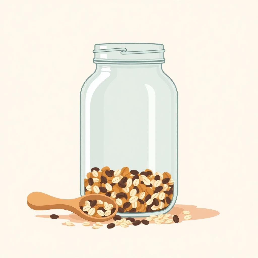 High-Protein Muesli (oats, almonds, pumpkin seeds, whey)
